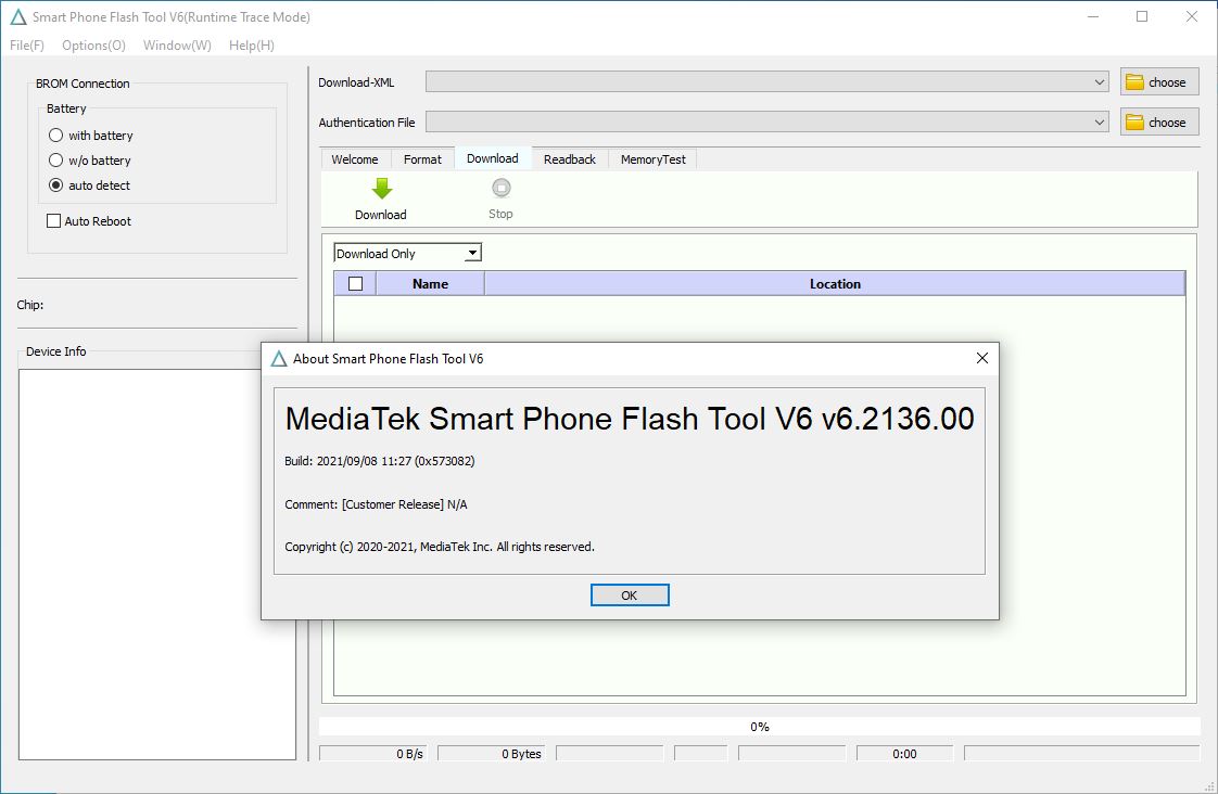 SP Flash Tool v6.2136 Download